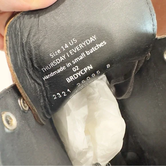 Thursday Boot Company Captain Lace Up Leather Boots - Men’s - Picture 9 of 11